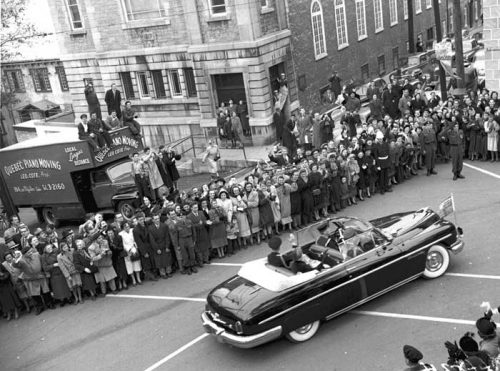 Motorcade in Quebec City