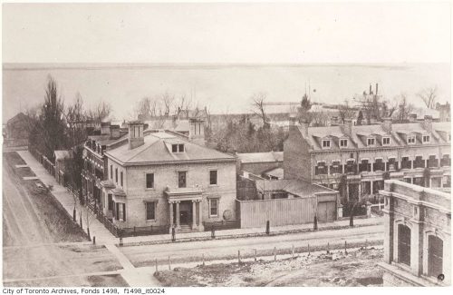 Looking south-west from the roof of the Rossin House Hotel