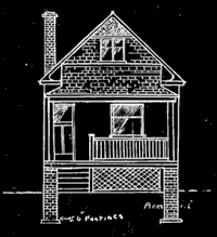 Single-family detached house, 90 Drayton Avenue 1918