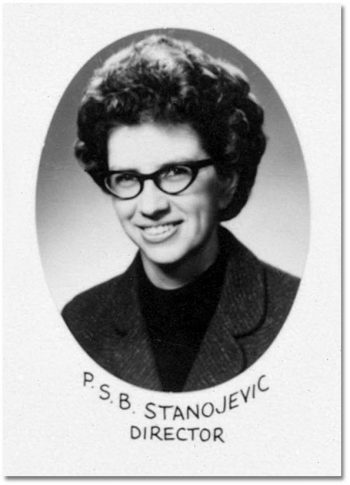 Miss Patricia S.B. Stanojevic Director of Nursing from Class of 1971 photograph