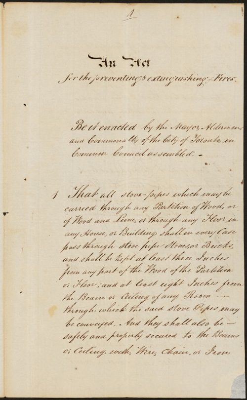 Toronto in 1834 – City of Toronto
