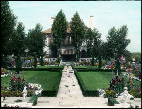 Picture of Glendon Hall, Bayview Avenue, gardens and grounds,1920's