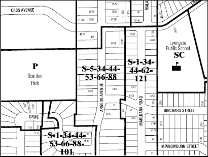 Scarborough Schedule A Map Example