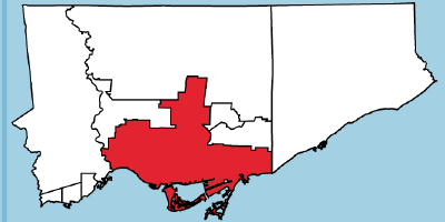 Former City of Toronto Zoning Key Map