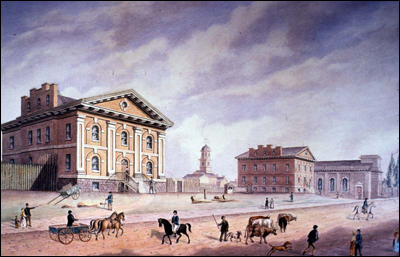 The Old Gaol, Fireman’s Hall built by Mr J.G. Howard, on Church Street in 1834