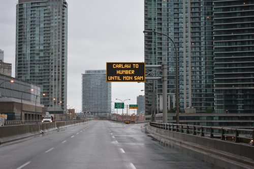 Pole Mounted Variable Message Sign