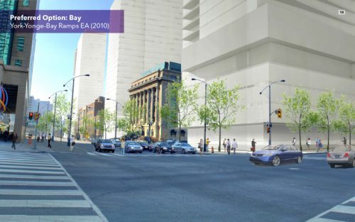 Harbour St. & Bay St. after road improvements