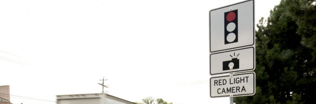 Image of a Red Light Camera Sign