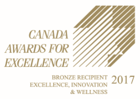 Graphic for Canada Awards for Excellence, Bronze Recipient Excellent, Innovation & Wellness 2017