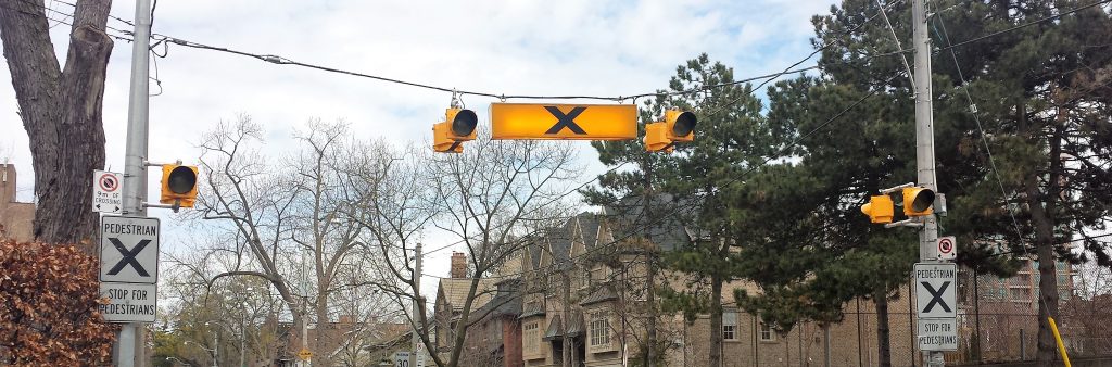 Image of Pedestrian Crossover with Flashing Beacons