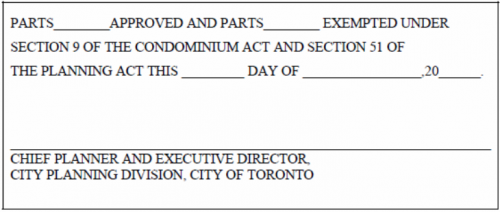 Application Support Material: Terms of Reference – City of Toronto