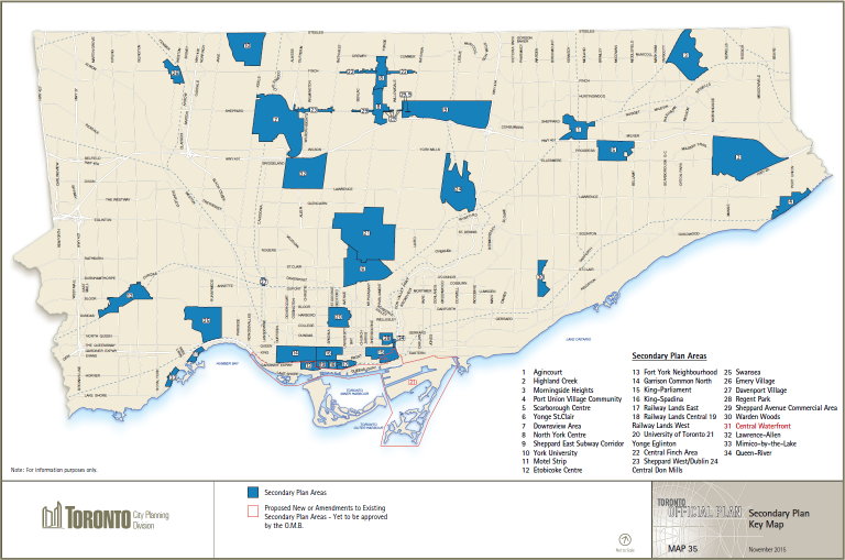 Official Plan: Chapter 6 Secondary Plans – City of Toronto