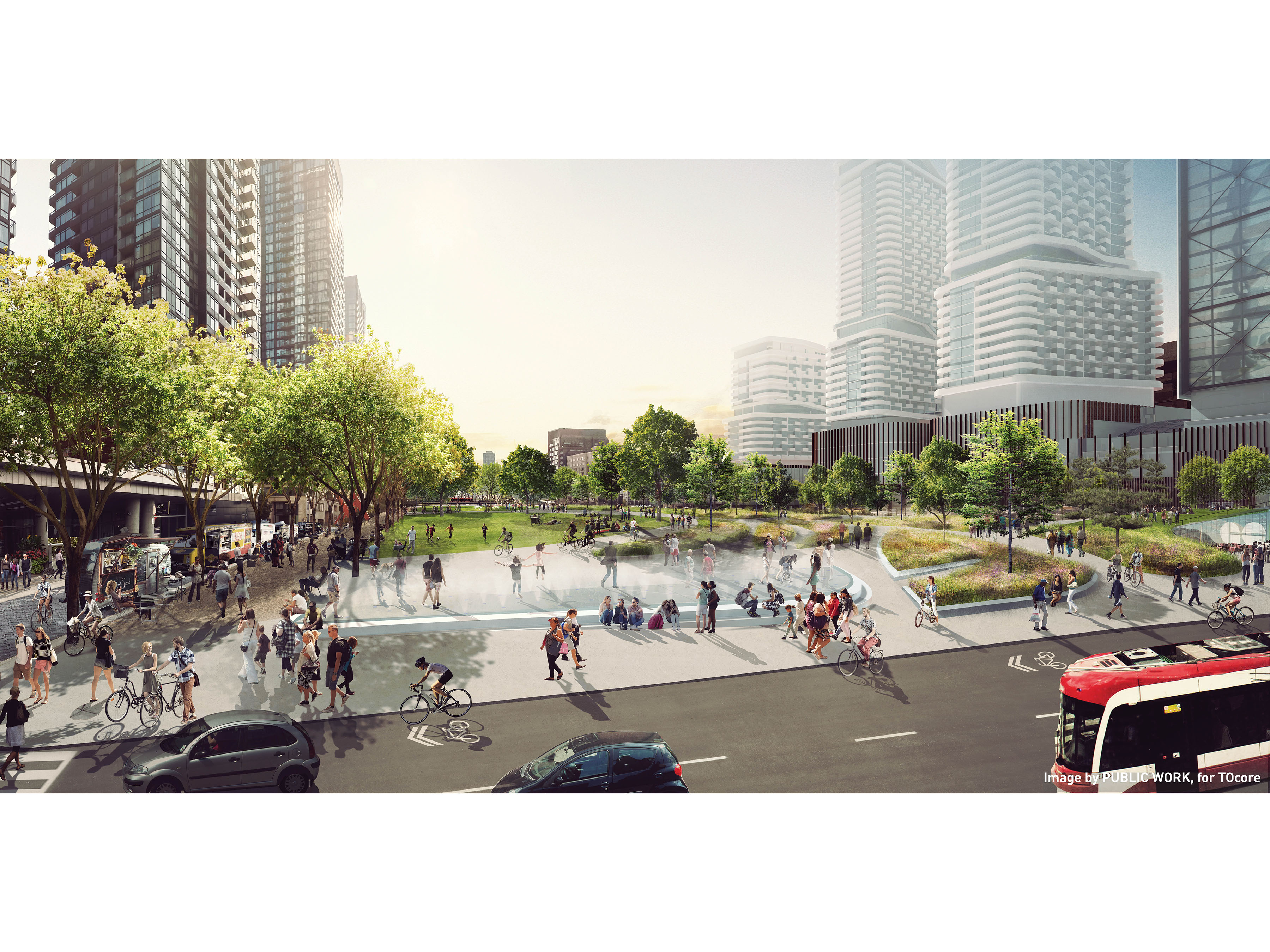 Rail Deck Park Images City of Toronto