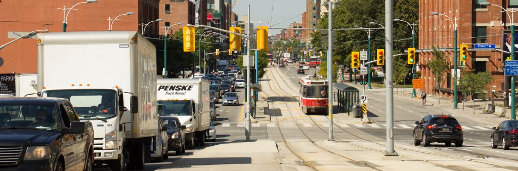 Image of Spadina Avenue an arterial road