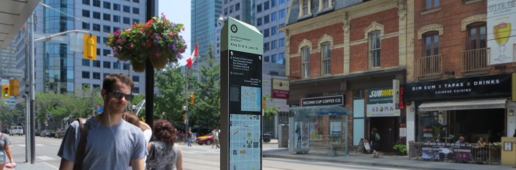 Image a toronto wayfinding system