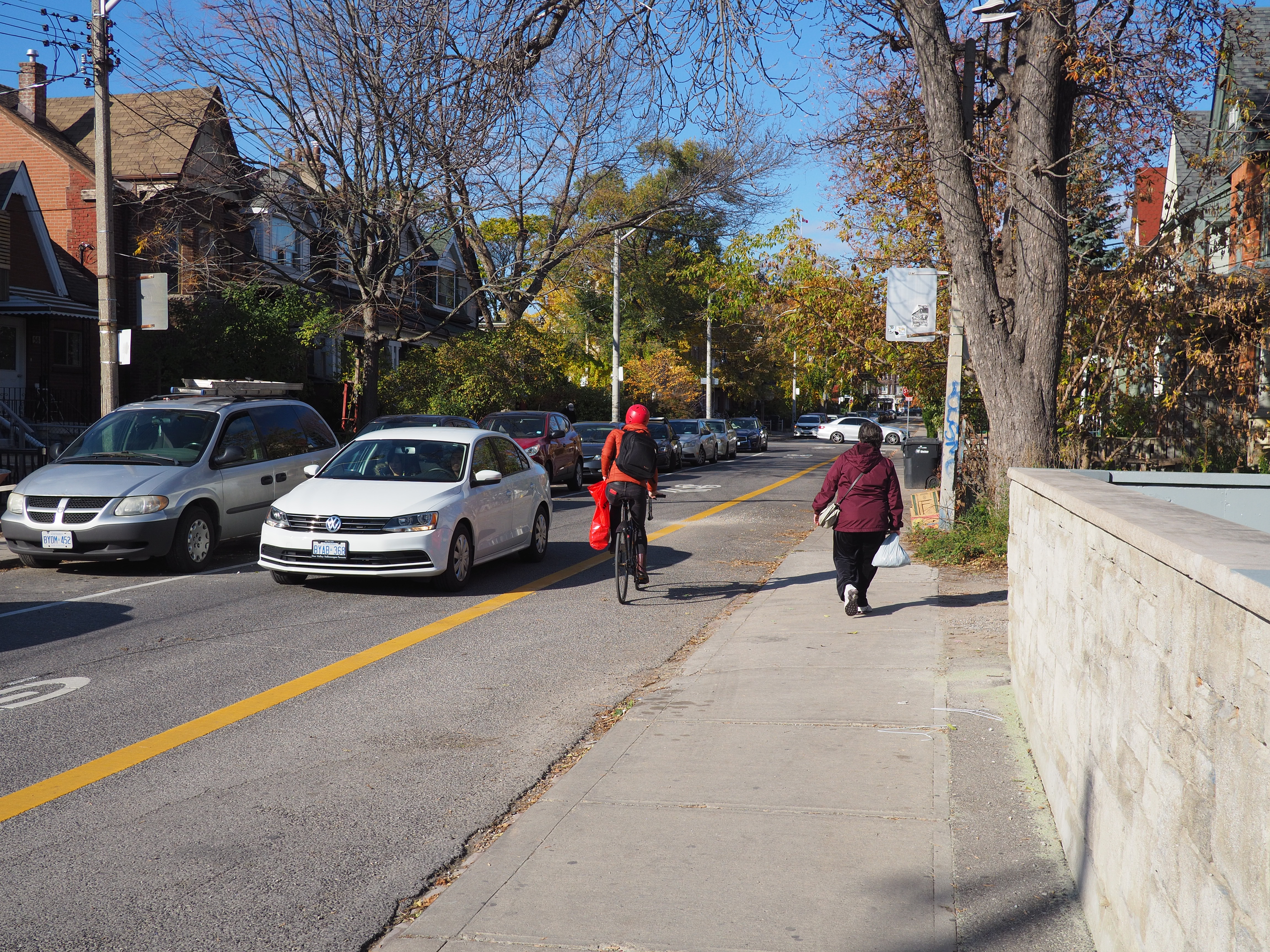 contraflow bike lane