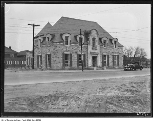 This is a phoograph of the Runnymede public library taken in 1931