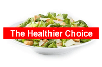 Salad, the healthier choice