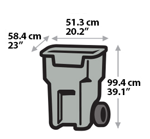 Garbage Bin - Medium