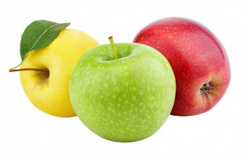 Yellow, Green and Red Apples