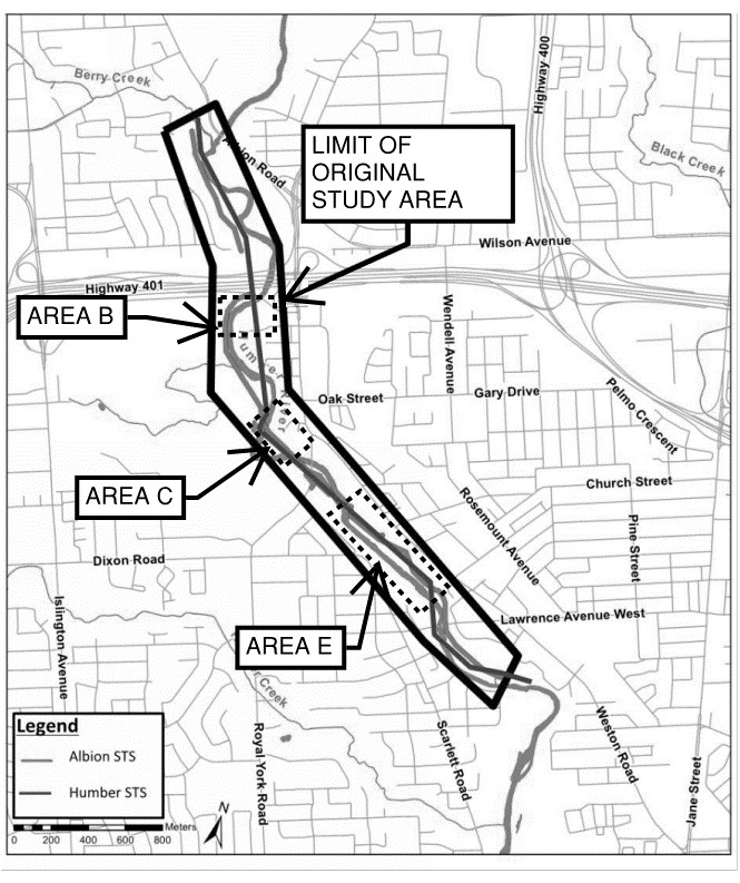 Study Update area map