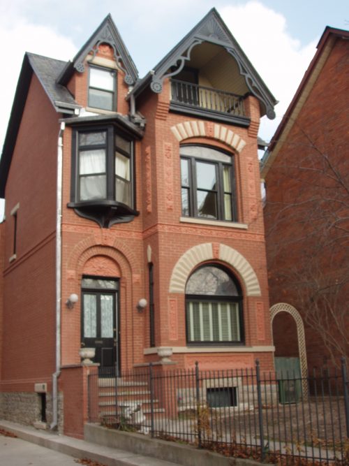 A photo of a house at 314 Wellesley Street East that used the Heritage Grant Program