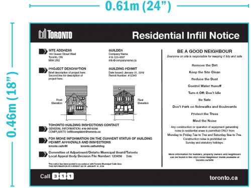 Infill Public Notice Example