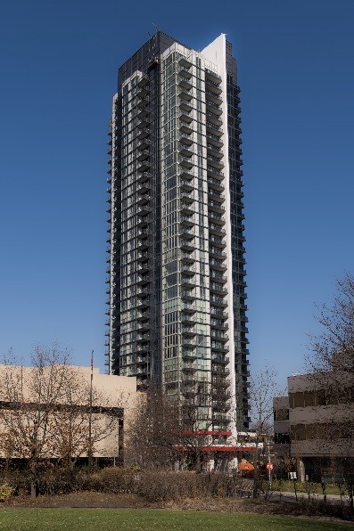 Image of 88 Sheppard Avenue West. Known as the Minto 88 condominium.