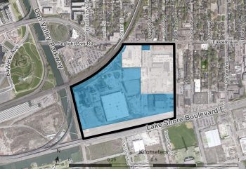 Unilever Precinct with lands owned by First Gulf shown in blue