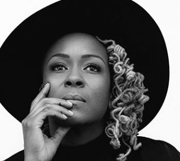 Black and white picture of Tanika Charles