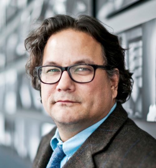 Image info: Jesse Wente (close up of man, face - glasses)