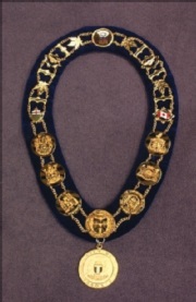 City of Toronto's Chain of Office traditionally worn by the Mayor during the First Meeting of Toronto City Council.