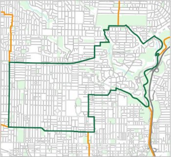 Map showing the boundary of Ward 11, one of the City of Toronto's 25 municipal wards effective December 1, 2018. For assistance with the content of this map, please email cityplanning@toronto.ca or call 416-392-8343.