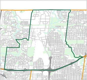 Map showing the boundary of Ward 6, one of the City of Toronto's 25 municipal wards effective December 1, 2018. For assistance with the content of this map, please email cityplanning@toronto.ca or call 416-392-8343.
