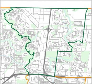 Map showing the boundary of Ward 7, one of the City of Toronto's 25 municipal wards effective December 1, 2018. For assistance with the content of this map, please email cityplanning@toronto.ca or call 416-392-8343.