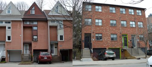 examples of houses built in the late 20th century in Cabbagetown Southwest