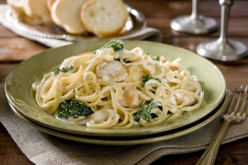 Broccoli and Chicken Alfredo