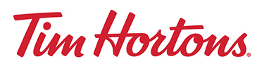 Red Tim Hortons text logo