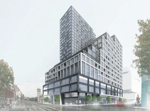 Rendering of the proposal for 161 Parliament St