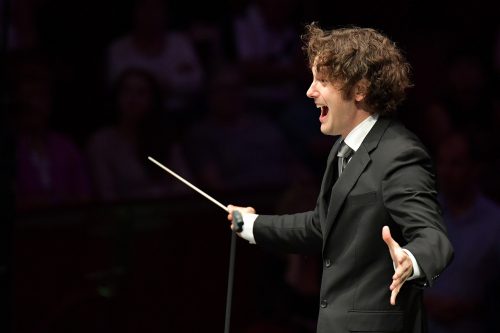 Photo info: guest conductor Nicholas Collon