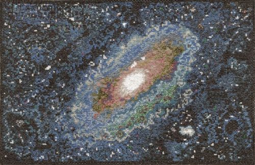 Image Info: Galaxy in textile