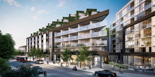 image of condominium at 38 Howard Park a mixed-use mid-rise residential condominium and retail building