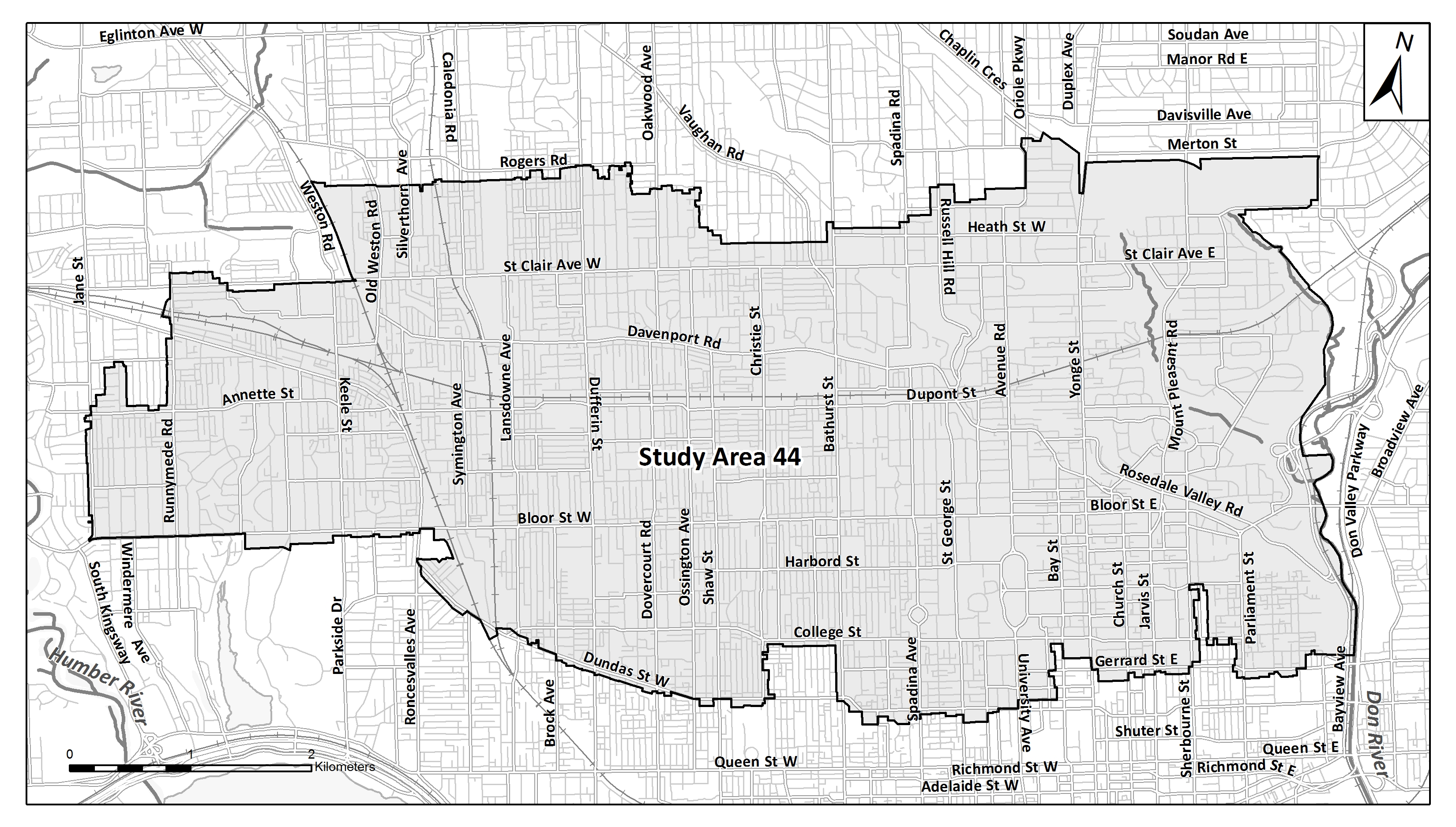 Map of Basement Flooding Study Area 62. If you require assistance reading this map, please contact the Public Consultation Unit at 416-392-8210.