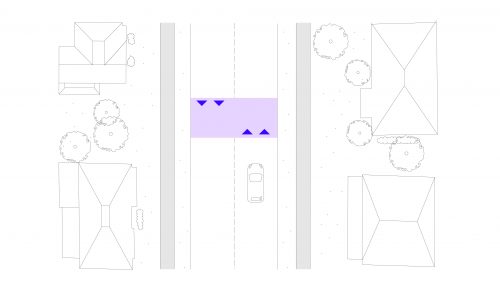 diagram of speed humps