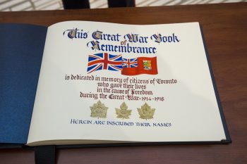 Image of the front page of the Book of Memory