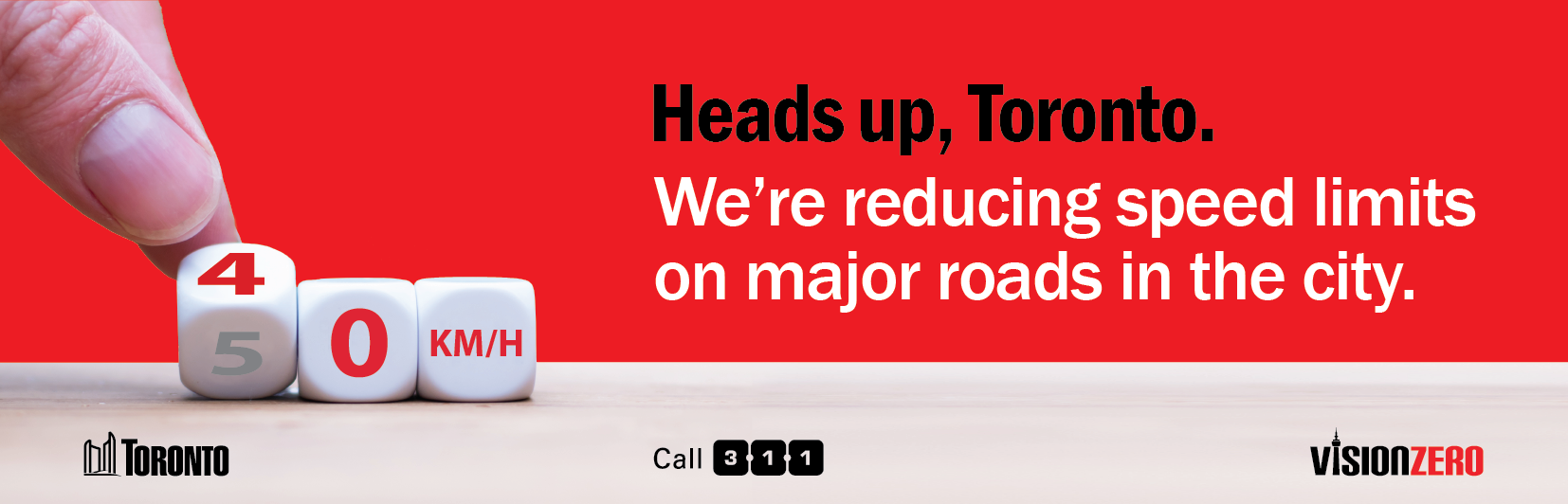 Heads up, Toronto. We're reducing speed limits on major roads in the city. 