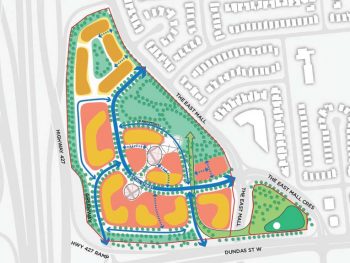 Site map of Cloverdale Mall – 250 The East Mall