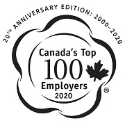 Image of the 20th anniversary Canada’s Top 100 Employers for 2020