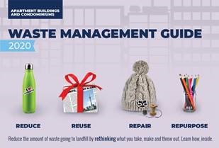 Cover of the 2020 City of Toronto Waste Management Calendar