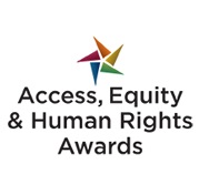 Awards logo with colourful triangles forming a star shape